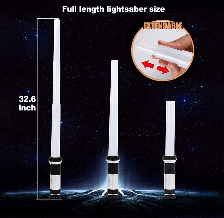 2-Pack LED Light Up Toy Swords with Motion Sound Effects - product image 5
