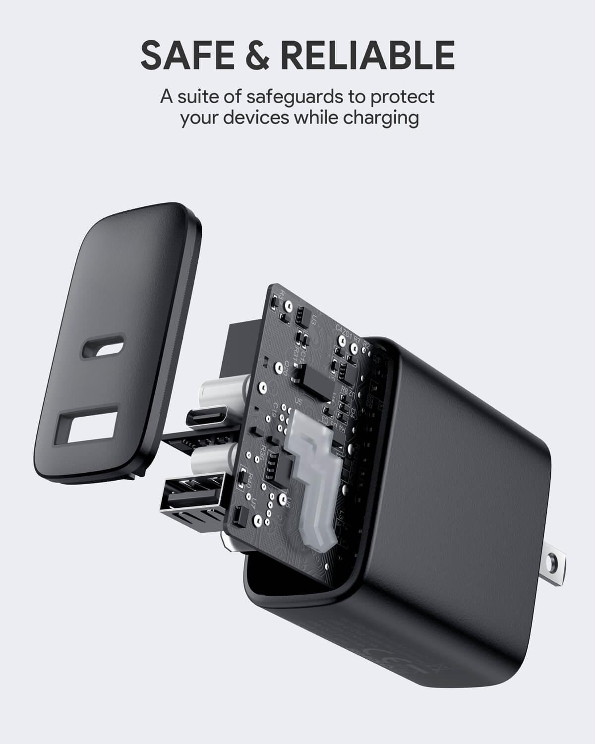 AUKEY Swift 32W PD Fast Charger Adapter PA-F3S, Black - product image 2