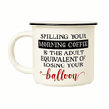 14 Oz Ceramic Coffee Mug “Spilling Your Morning Coffee” – SF1953 - Closeoutconnect