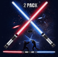 2-Pack LED Light Up Toy Swords with Motion Sound Effects - product image 2