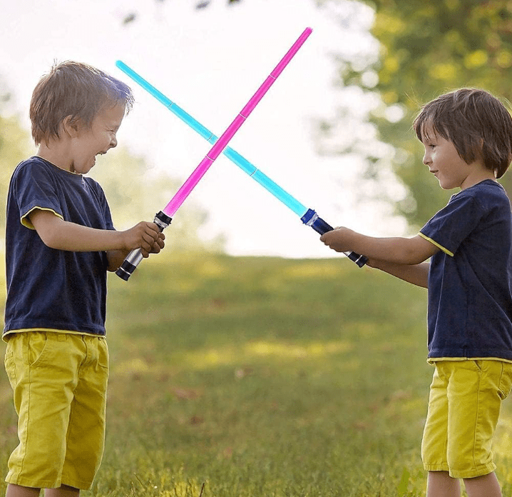 2-Pack LED Light Up Toy Swords with Motion Sound Effects - product image 6