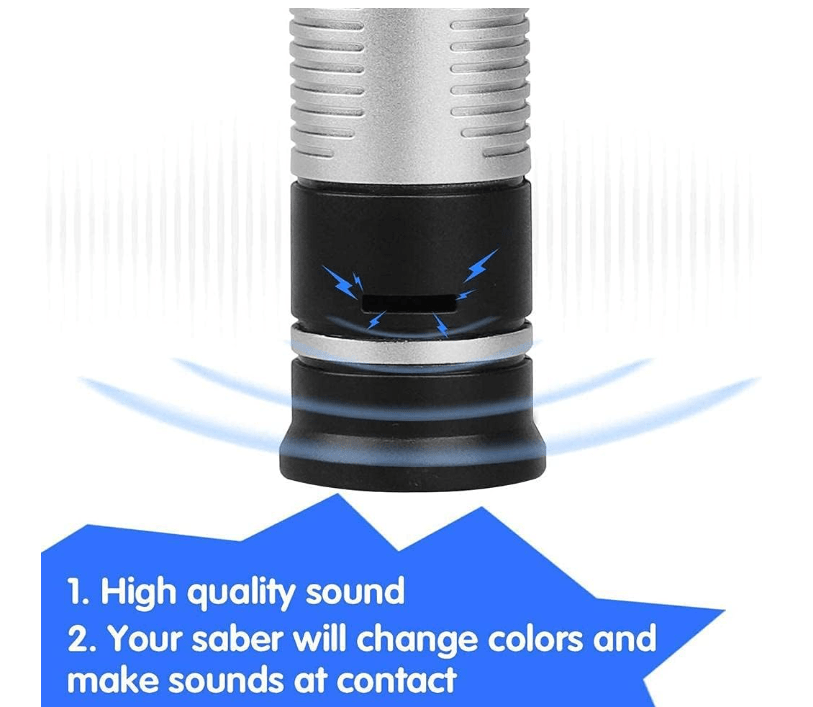 2-Pack LED Light Up Toy Swords with Motion Sound Effects - product image 4