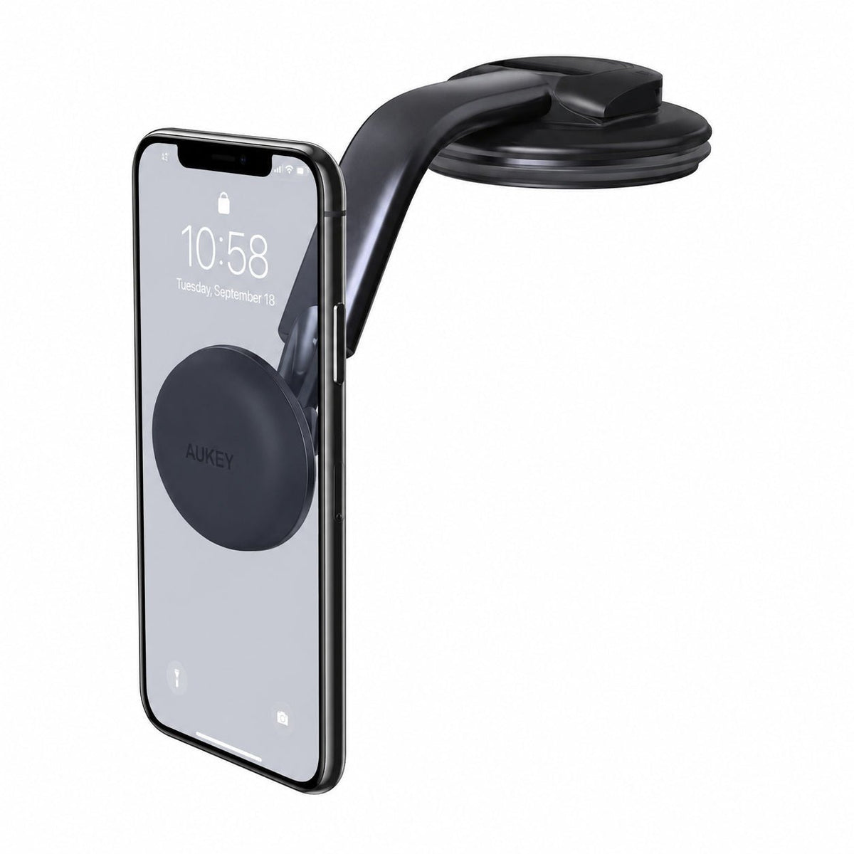 AUKEY HD-C49 360° Magnetic Car Phone Mount, Black - Closeoutconnect